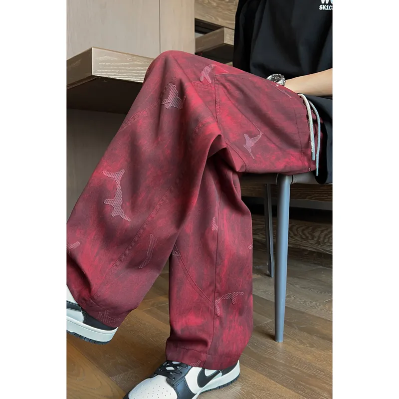 HOKLV Casual Pants Unisex-12