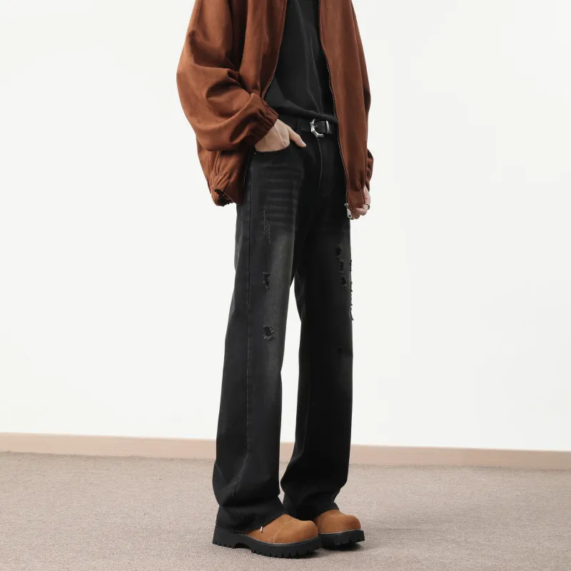 HOKLV Jeans Unisex-11