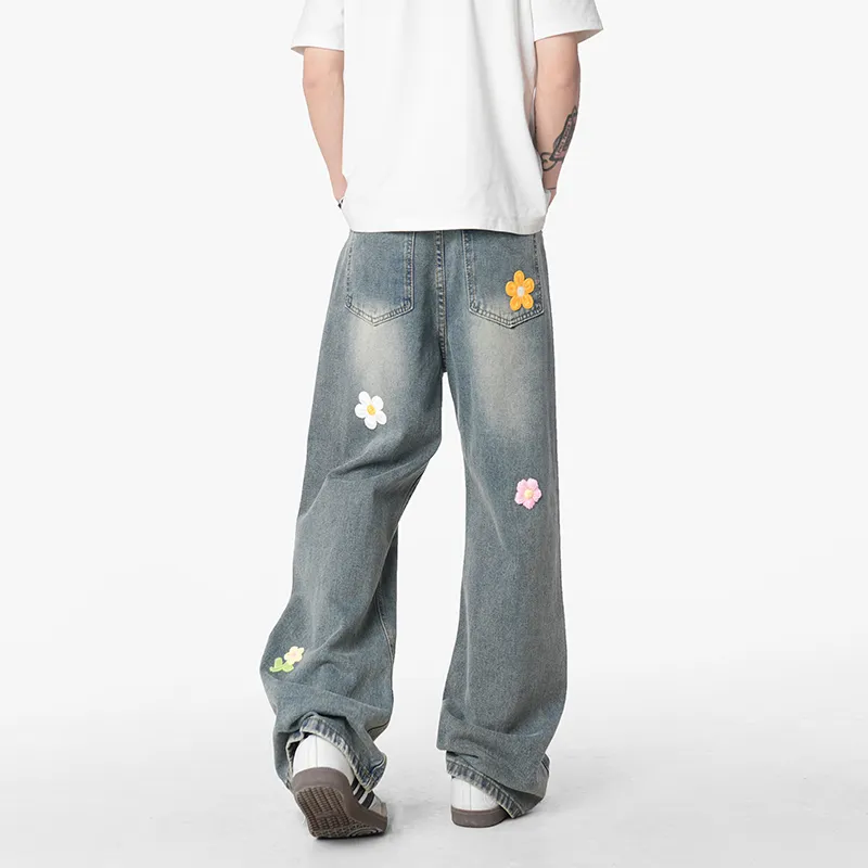 HOKLV Jeans Unisex-5