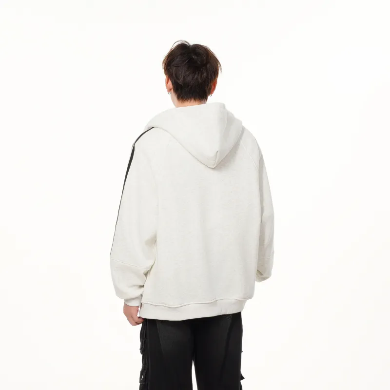 HOKLV Sweatshirt Unisex White Heather Gray-2