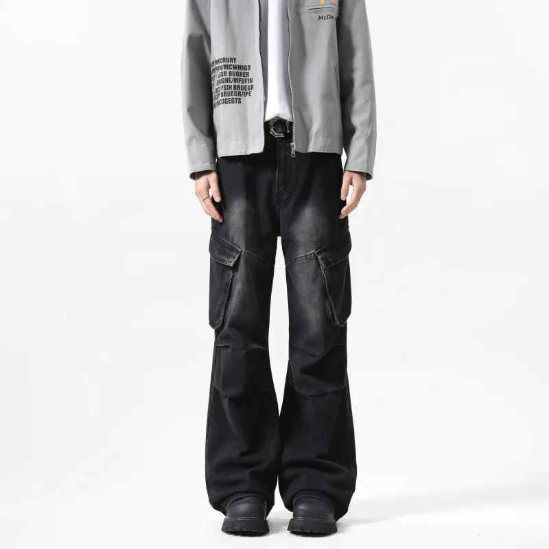 HOKLV Jeans Unisex-3