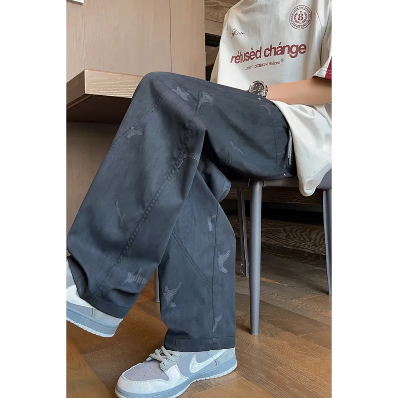 HOKLV Casual Pants Unisex-5