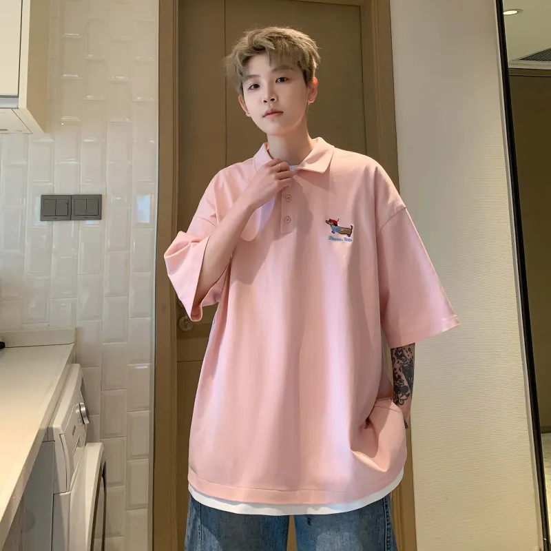 HOKLV Polo Shirts Unisex-12
