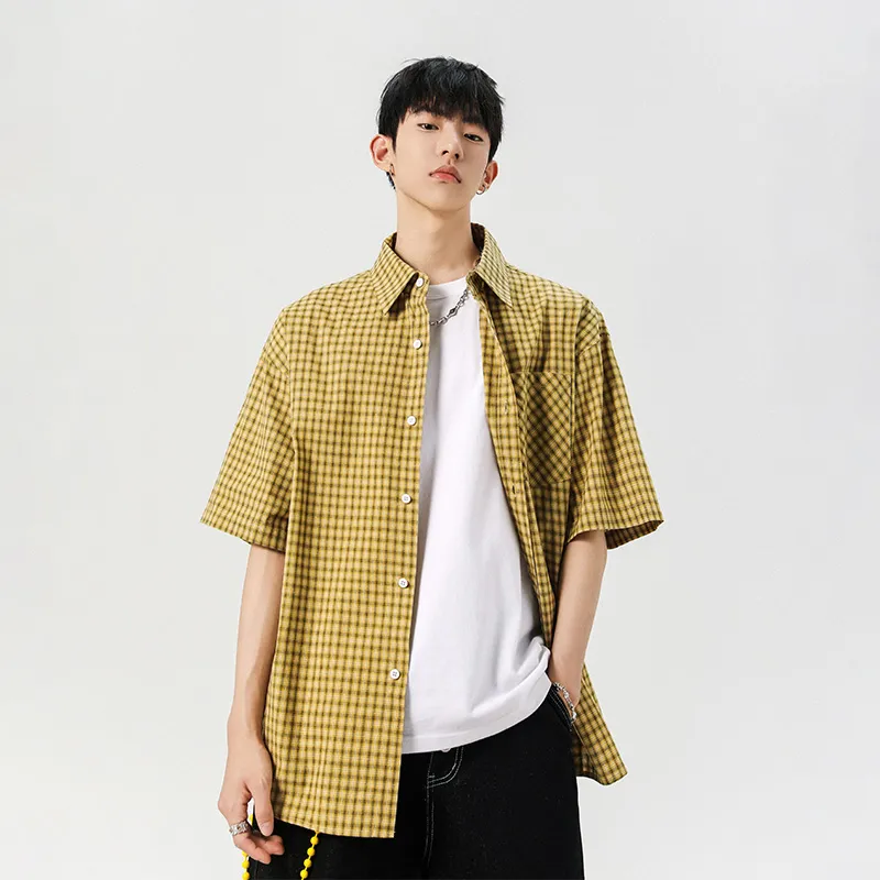 HOKLV Shirts Unisex Yellow-3