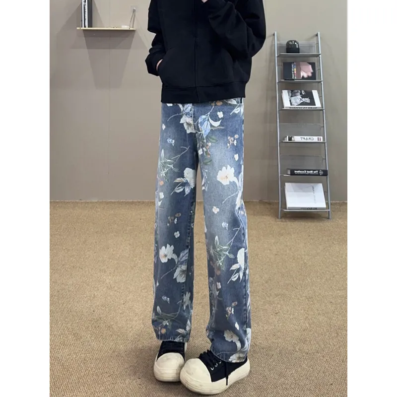 HOKLV Jeans Unisex-2
