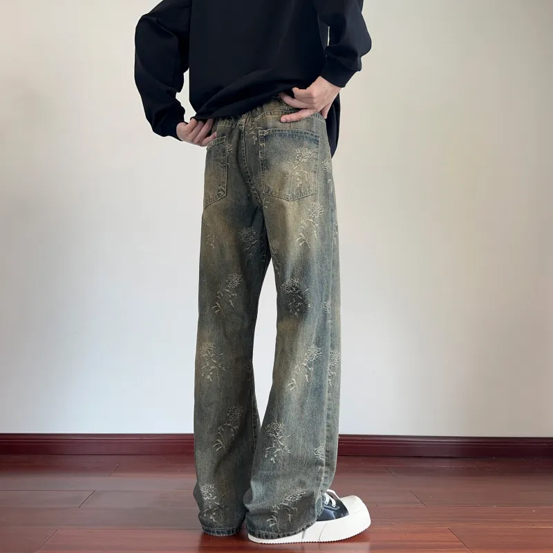 HOKLV Jeans Unisex-2