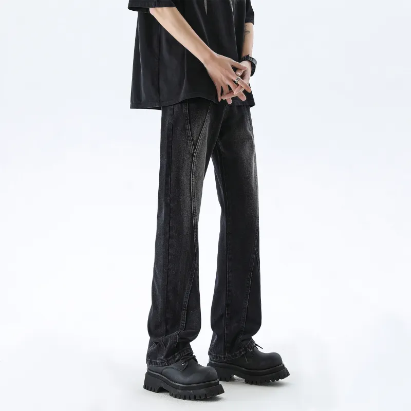 HOKLV Jeans Unisex-13