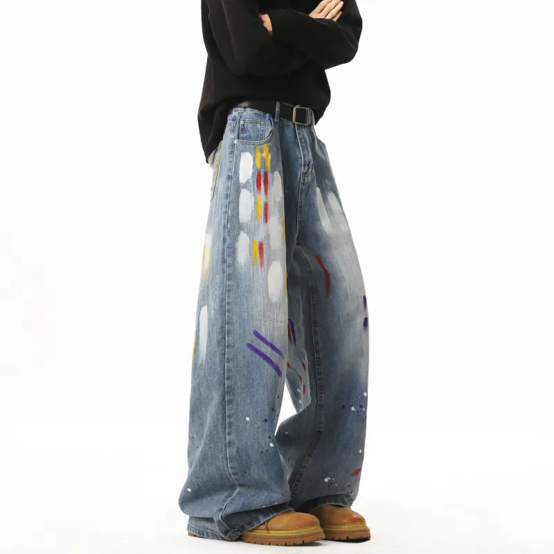 HOKLV Jeans Unisex-1
