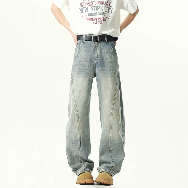 HOKLV Jeans Unisex-8