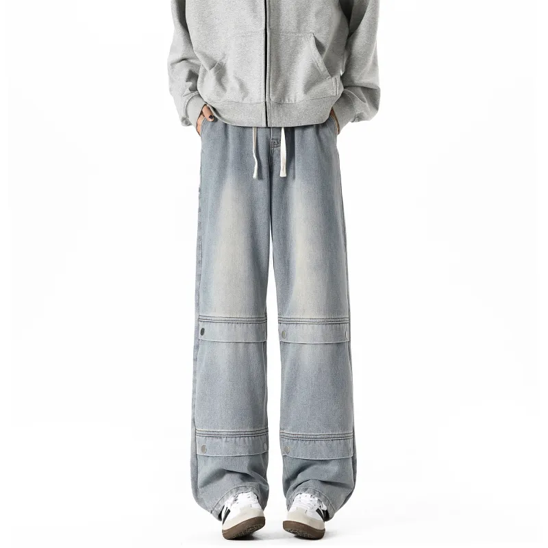 HOKLV Jeans Unisex-2