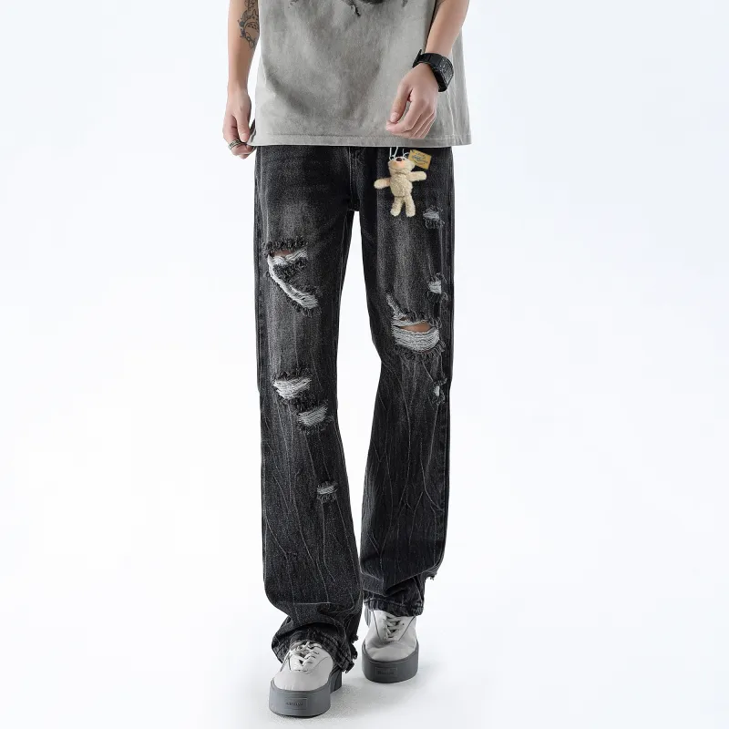 HOKLV Jeans Unisex-1