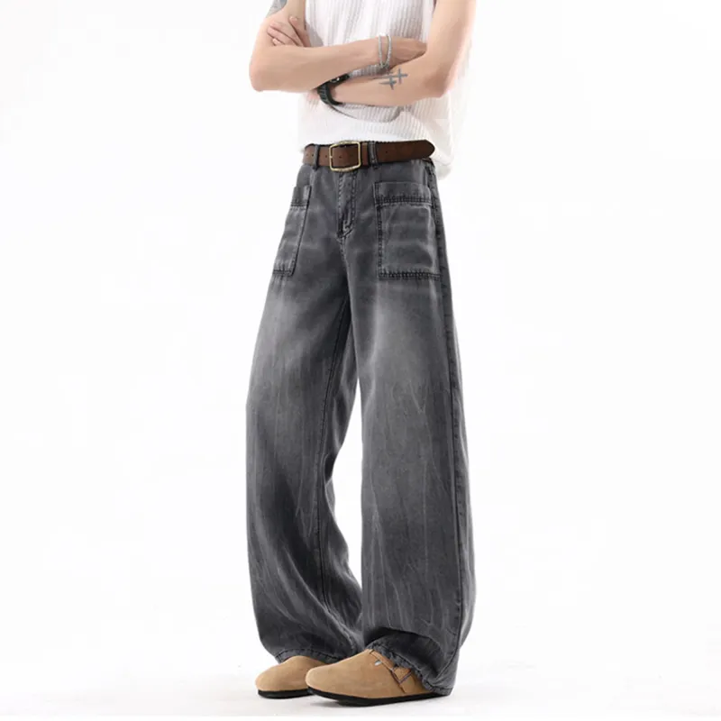 HOKLV Jeans Unisex-3