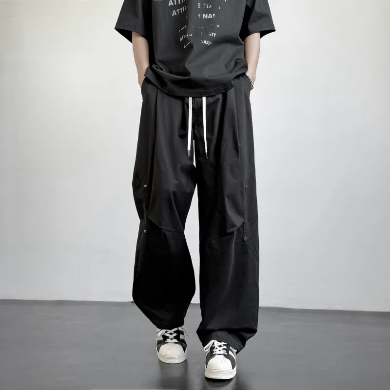 HOKLV Casual Pants Unisex-3