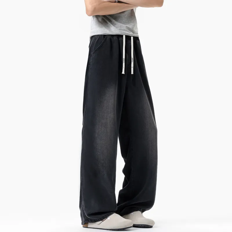 HOKLV Jeans Unisex-14
