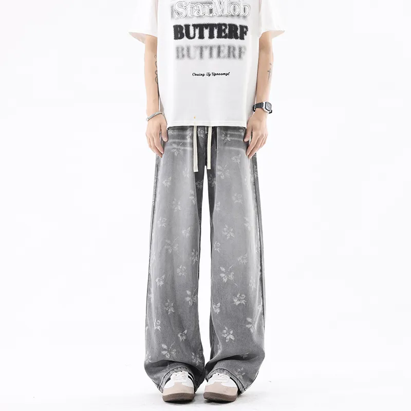 HOKLV Jeans Unisex-2