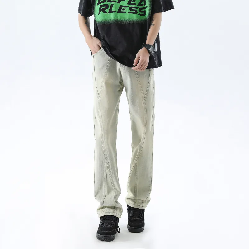 HOKLV Jeans Unisex-2
