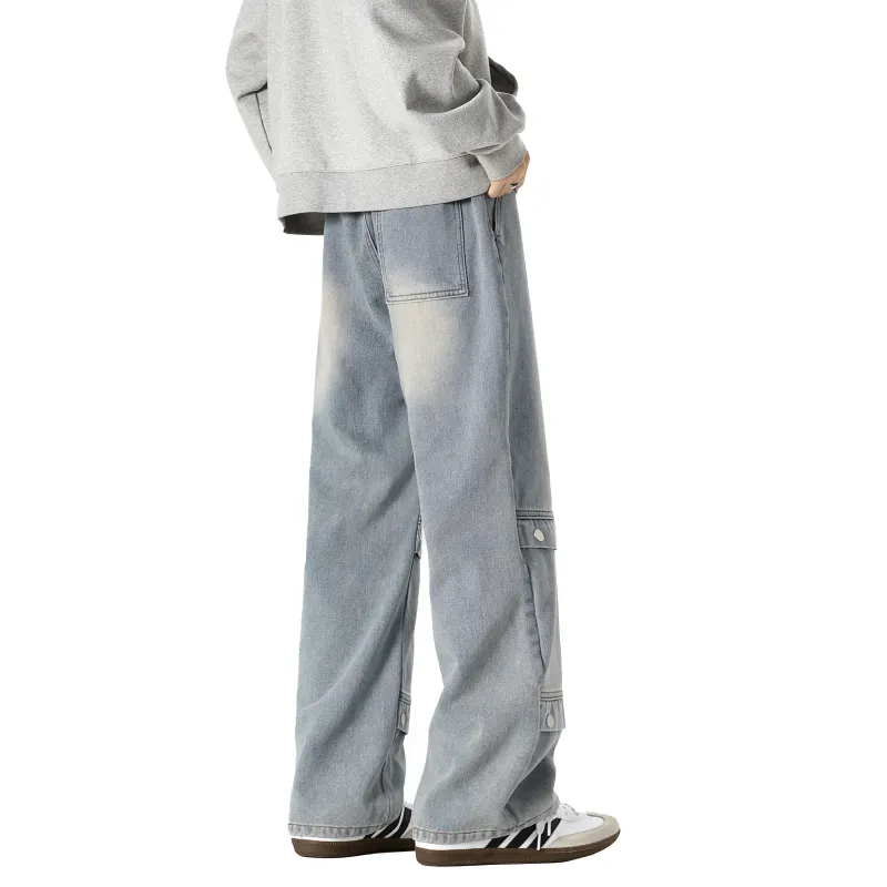 HOKLV Jeans Unisex-1