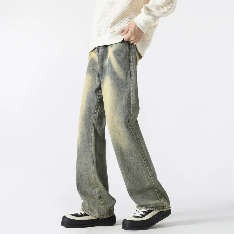 HOKLV Jeans Unisex-12