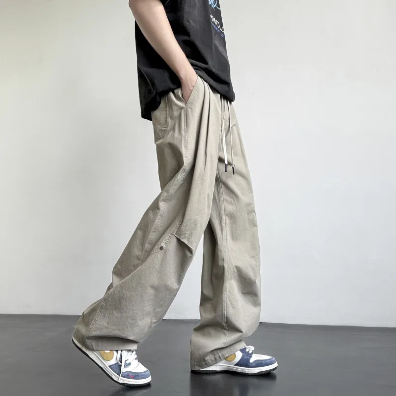 HOKLV Casual Pants Unisex-9
