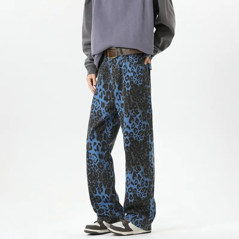 HOKLV Jeans Unisex-11
