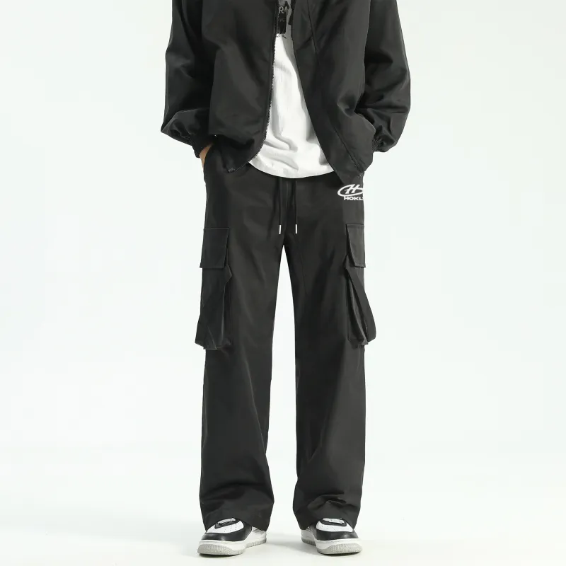 HOKLV Casual Pants Unisex-9