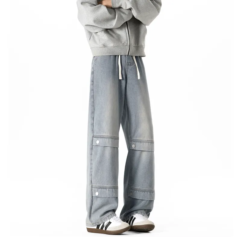 HOKLV Jeans Unisex-5