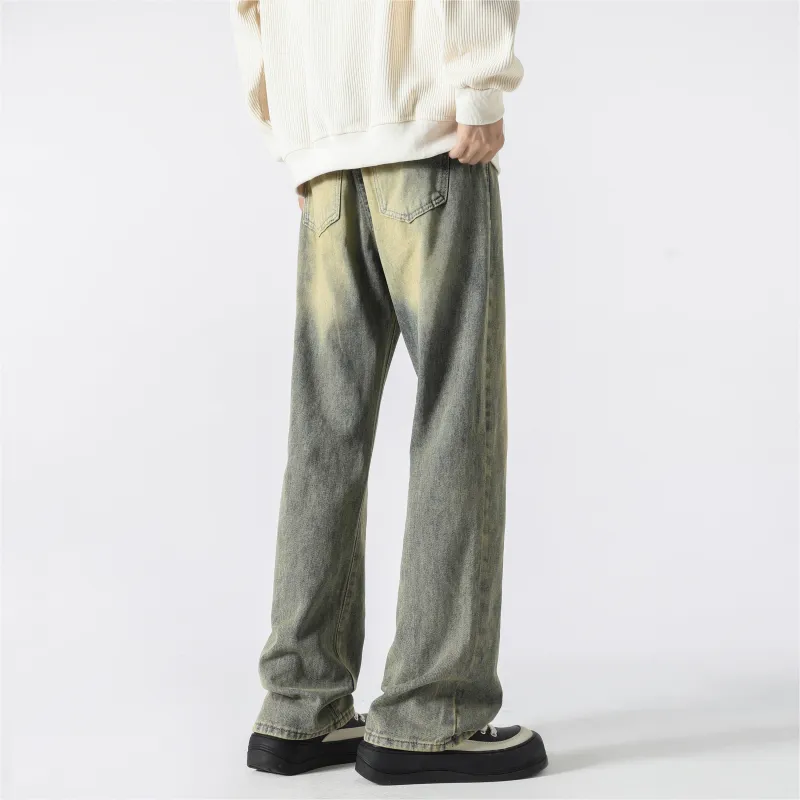 HOKLV Jeans Unisex-14