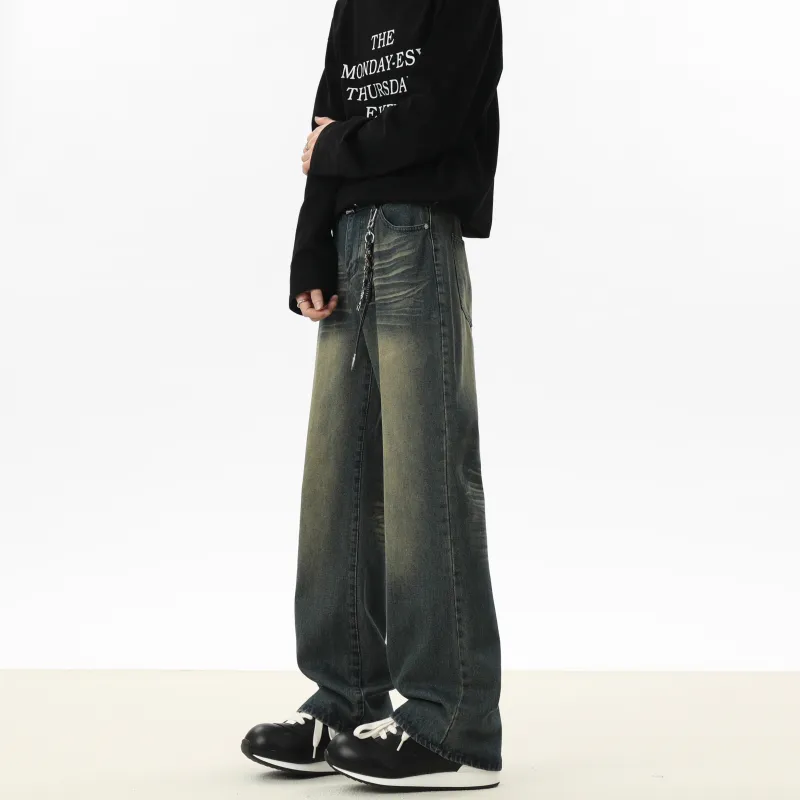 HOKLV Jeans Unisex-3