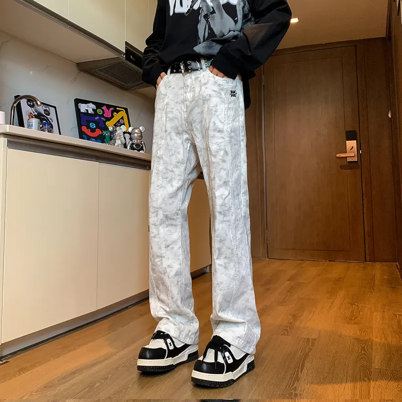 PAINT STAIN Jeans Unisex-11