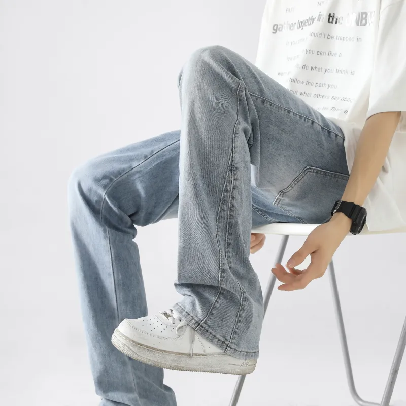 HOKLV Jeans Unisex-17