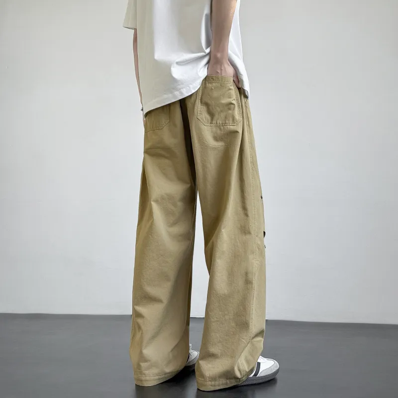 HOKLV Casual Pants Unisex-17