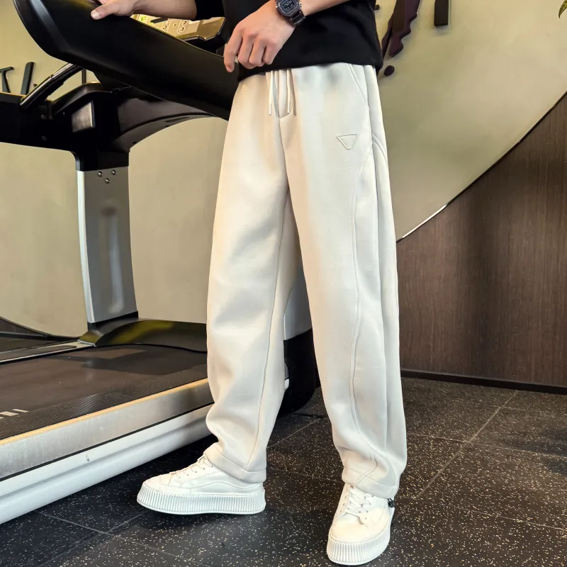 HOKLV Knitted Sweatpants Unisex-3