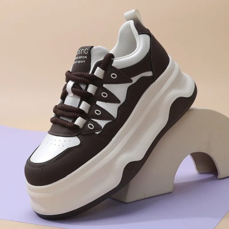 TOM TAILOR Cool Black & White Fashion Athletic Shoes Low Top Skateboard Shoes Women's-10
