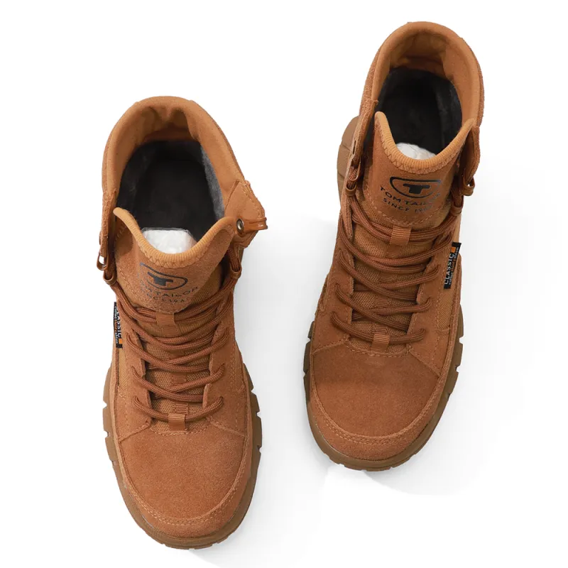 TOM TAILOR Tan Wilderness Work Boots Short Outdoor Boots Men's-36