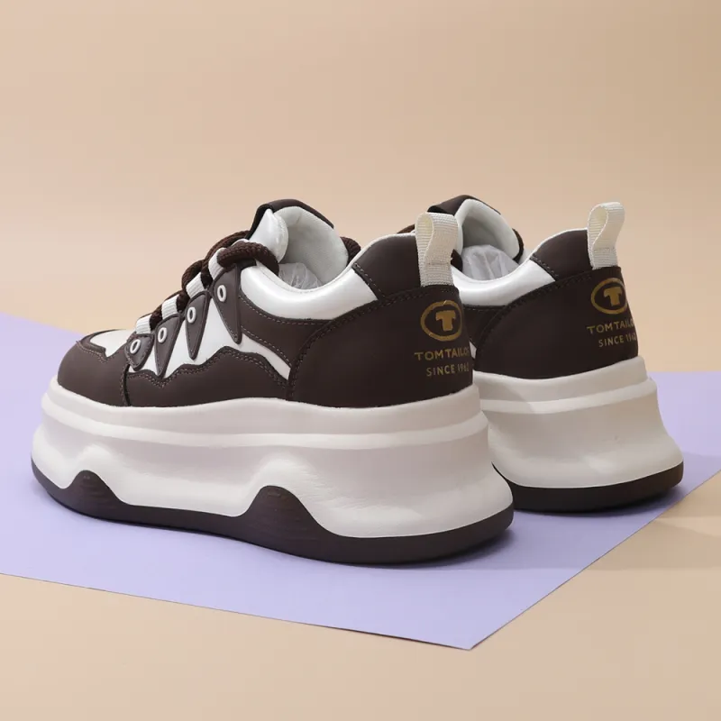 TOM TAILOR Cool Black & White Fashion Athletic Shoes Low Top Skateboard Shoes Women's-9