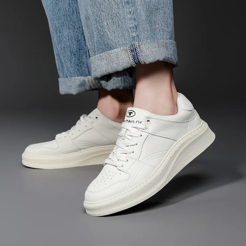 TOM TAILOR White Wave Lightweight Sandals Slip Resistant And Breathable Low Top Skateboard Shoes Men's Beige-5
