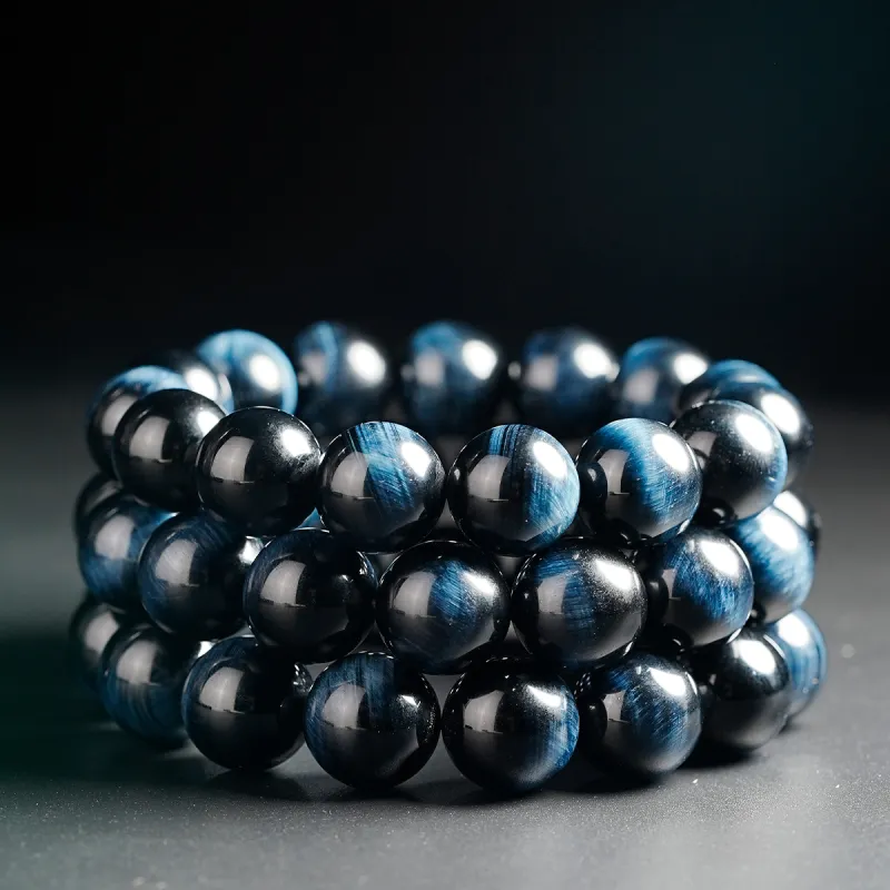 Lingfei Tiger's Eye Stone Bracelets Unisex-4