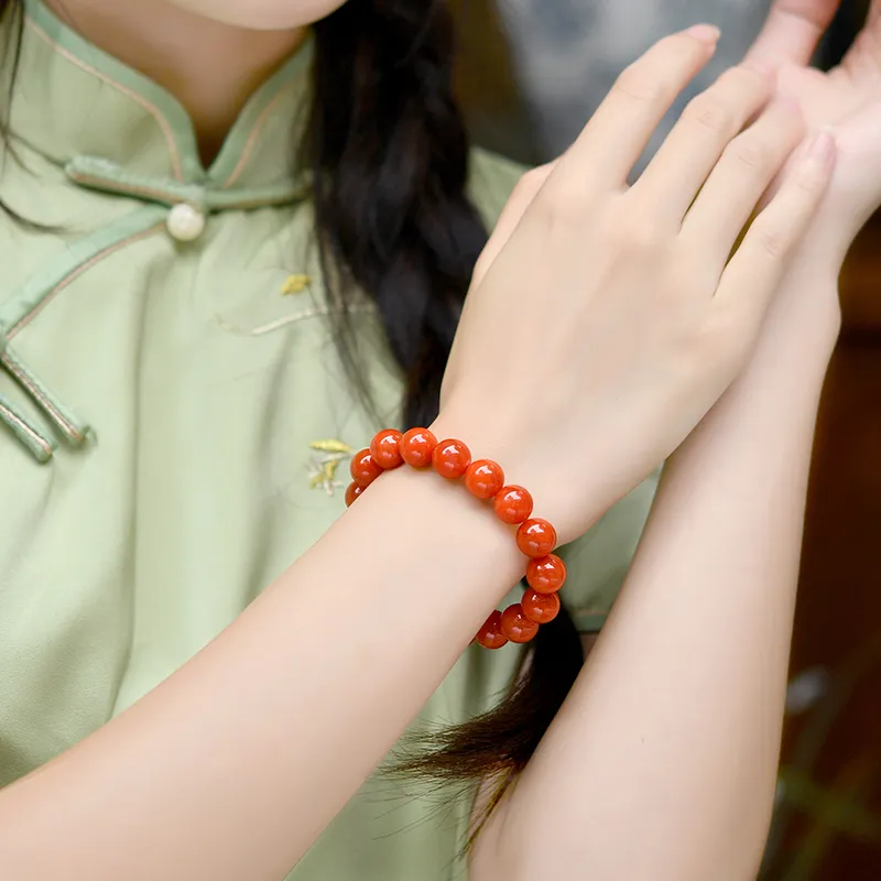 Lingfei Southern Red Agate Bracelets Women's-3