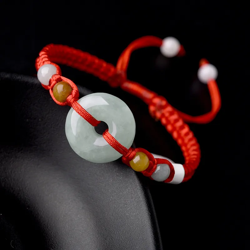 Lingfei Bean Type Jadeite Bracelets Women's-3
