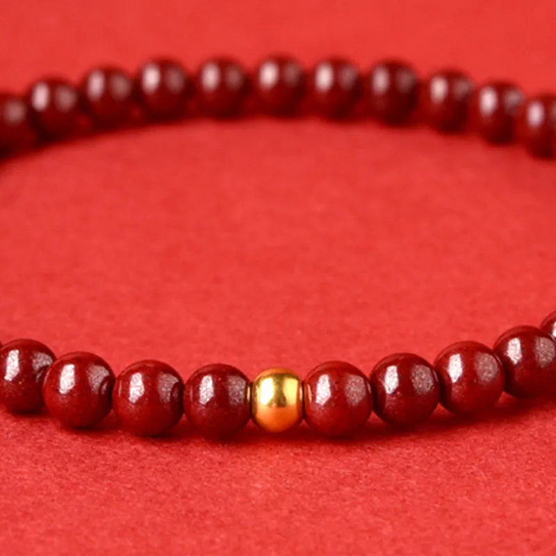 Lingfei Cinnabar Jade Bracelets Women's-8