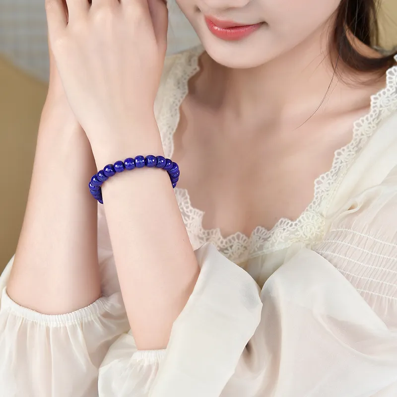 Lingfei Lapis Lazuli Bracelets Unisex-3