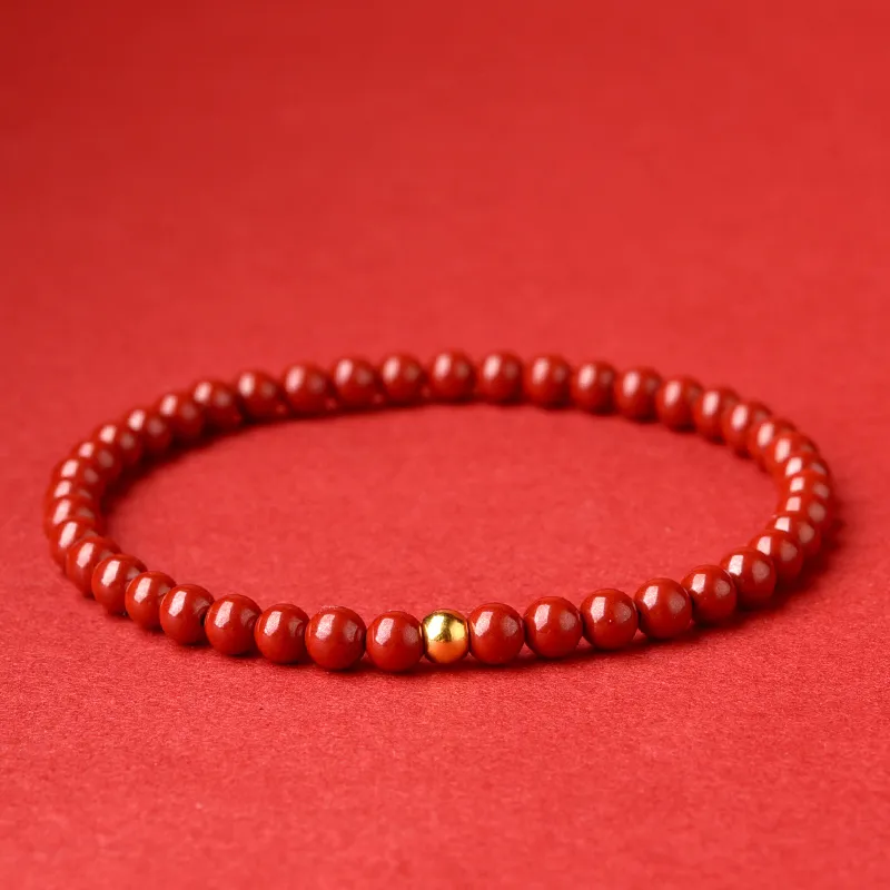 Lingfei Cinnabar Jade Bracelets Women's-3
