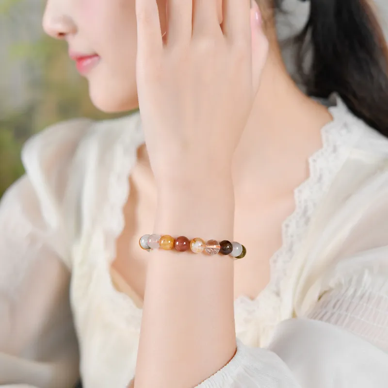 Lingfei Crystal Bracelets Unisex-3