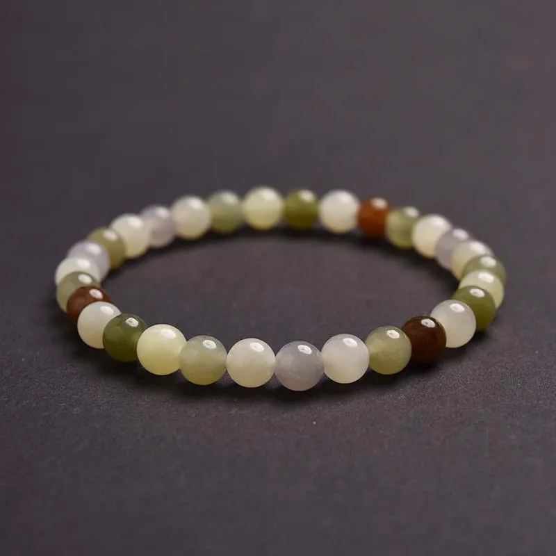 Lingfei Hetian Jade Bracelets Sugar Jade Unisex-2