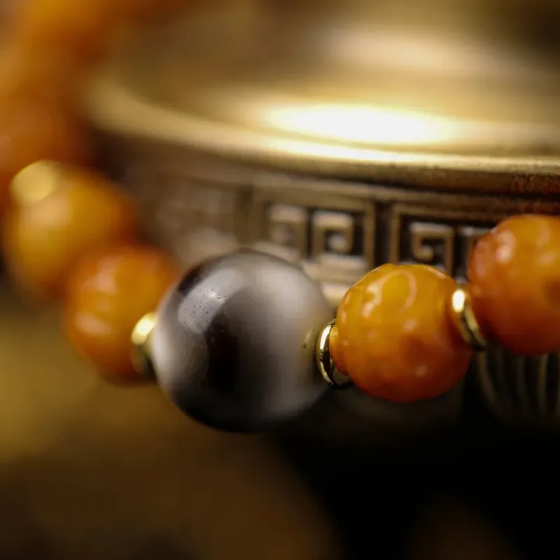 Mount Wutai Cow Bones Bracelets Unisex-5