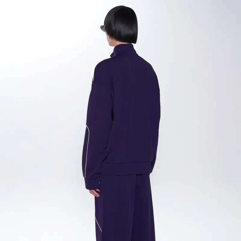 Nerdy Jackets Unisex Dark Purple-4