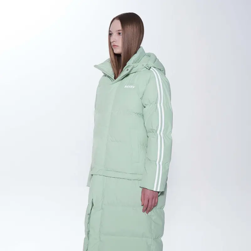 Nerdy Down Jackets Unisex Light Green-4