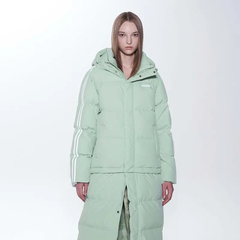 Nerdy Down Jackets Unisex Light Green-3