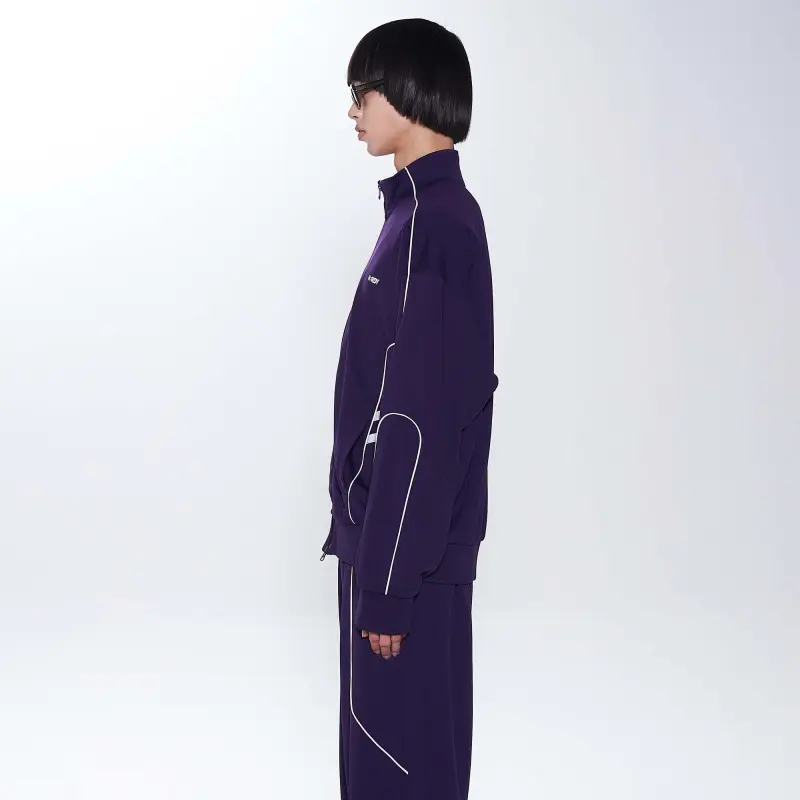 Nerdy Jackets Unisex Dark Purple-3