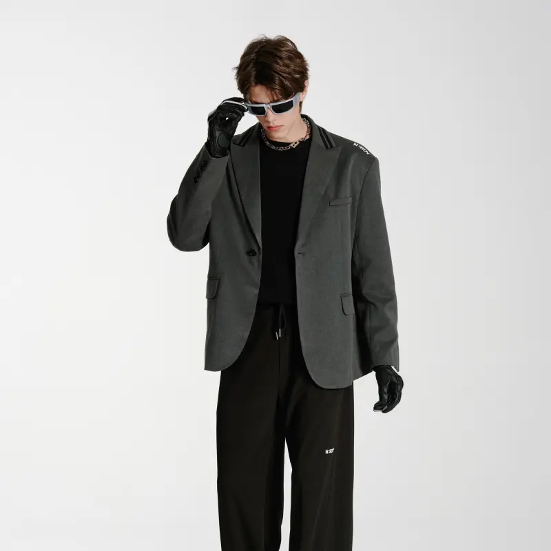 Nerdy Business Suits Unisex Charcoal-2